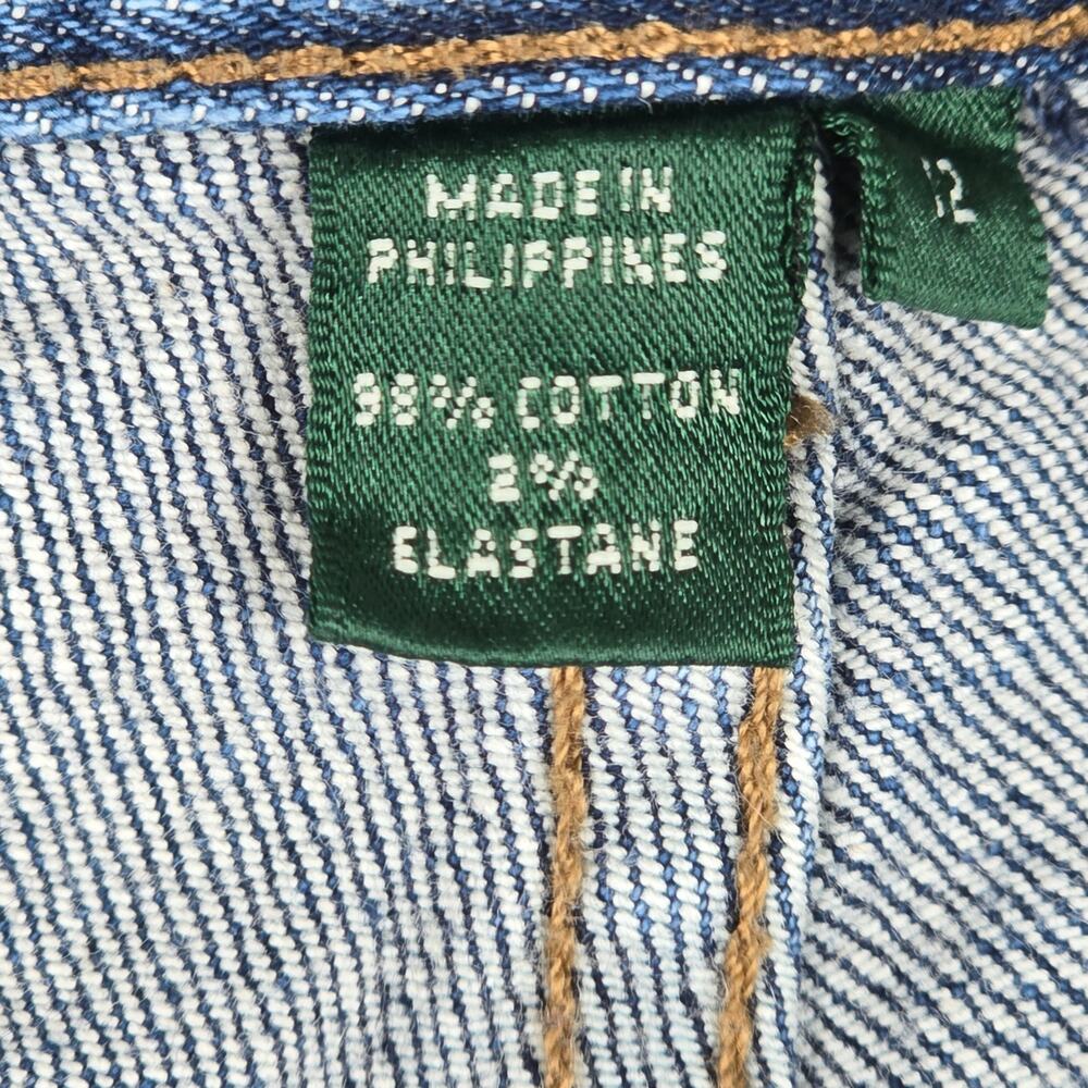 Lauren Jeans Co. Womens Size 12 Medium Wash Bootcut Jeans 32x30 - Picture 11 of 16